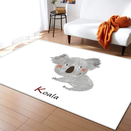 Søtt teppe med koala til barnerom