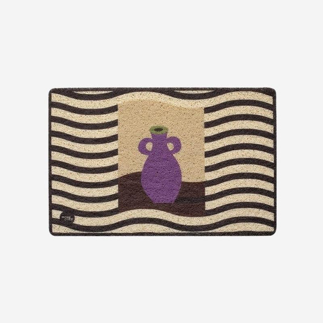 Innendørs dørmatte med stripete vasedesign