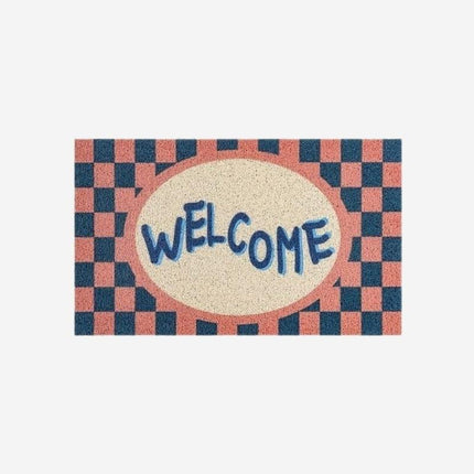 Design dørmatte 'Welcome' for utebruk