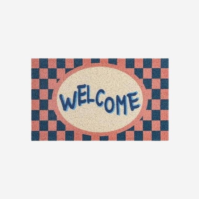 Design dørmatte 'Welcome' for utebruk
