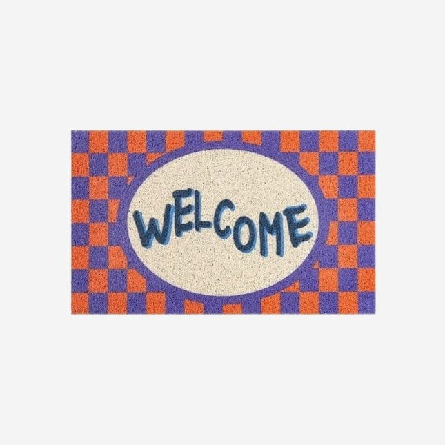 Design dørmatte 'Welcome' for utebruk