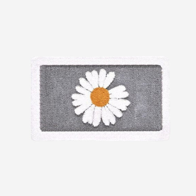 Absorberende dørmatte med tusenfrydmotiv