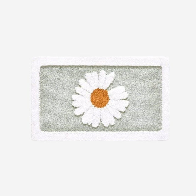 Absorberende dørmatte med tusenfrydmotiv