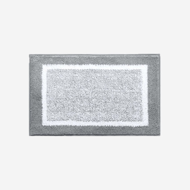 Ensfarget grå dørmatte for inngang