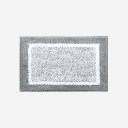 Ensfarget grå dørmatte for inngang