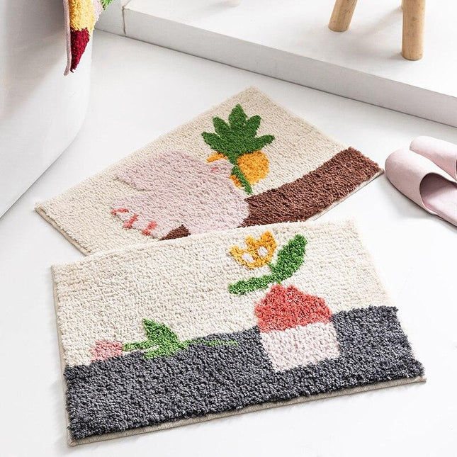 Stor badematte med originalt design