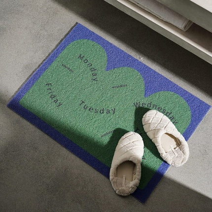 Moderne dørmatte for inngangsparti