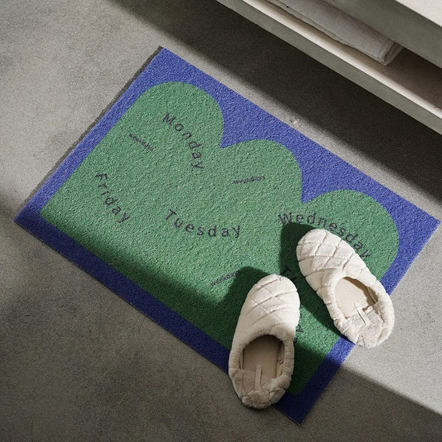 Moderne dørmatte for inngangsparti