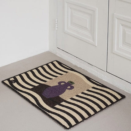 Innendørs dørmatte med stripete vasedesign