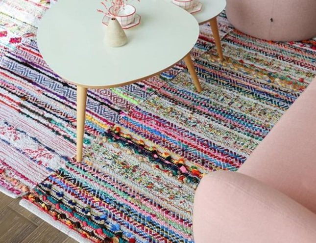 Fargerikt Atlas-teppe i berberstil