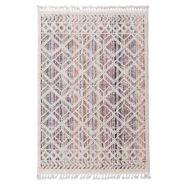 Fargerikt ullteppe i bohemsk berberstil