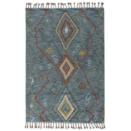 Luksuriøst berberteppe med geometrisk mønster