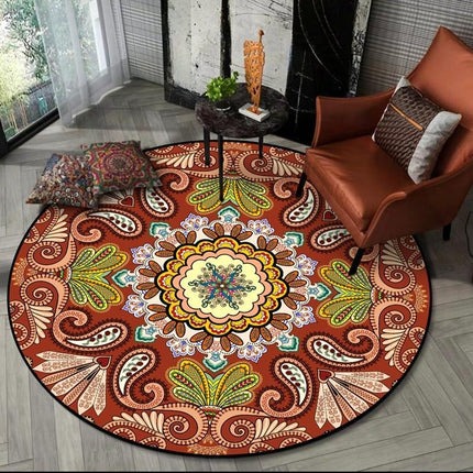 Rundt teppe i italiensk design