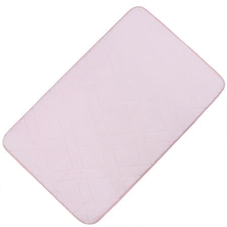 Sklisikker rosa badematte memory foam