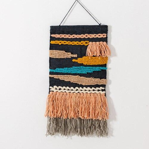 Fargerikt veggteppe i afrikansk stil