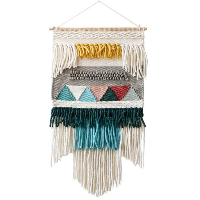 Fargerik veggrye i tunisisk stil