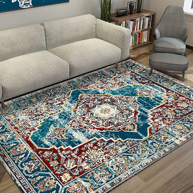 Fargerikt orientalsk vintage teppe