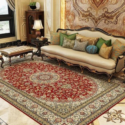 Kunstnerisk persisk teppe for gulvdekorasjon