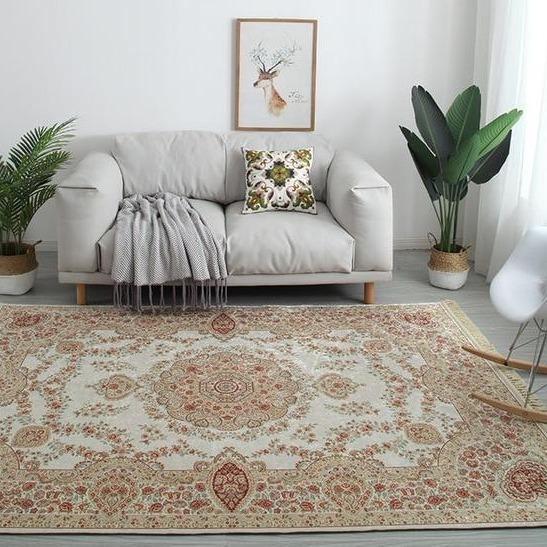 Teppe med autentisk persisk mønster