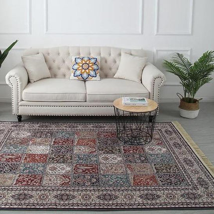 Persisk teppe med patchwork-design