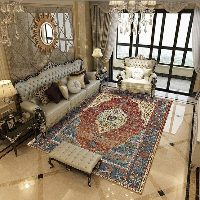 Klassisk persisk Rabat teppe med medaljong