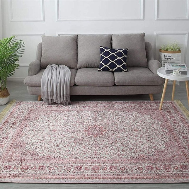 Rosa teppe i persisk stil