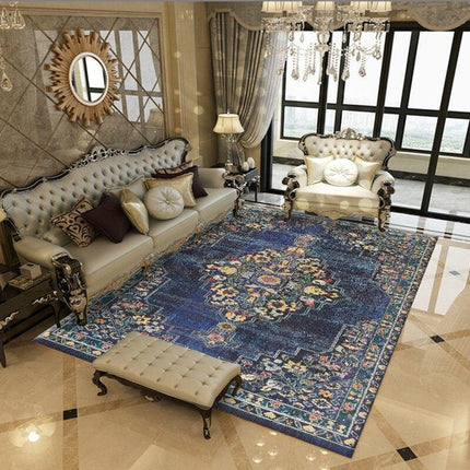 Persisk teppe med elegant aldret utseende