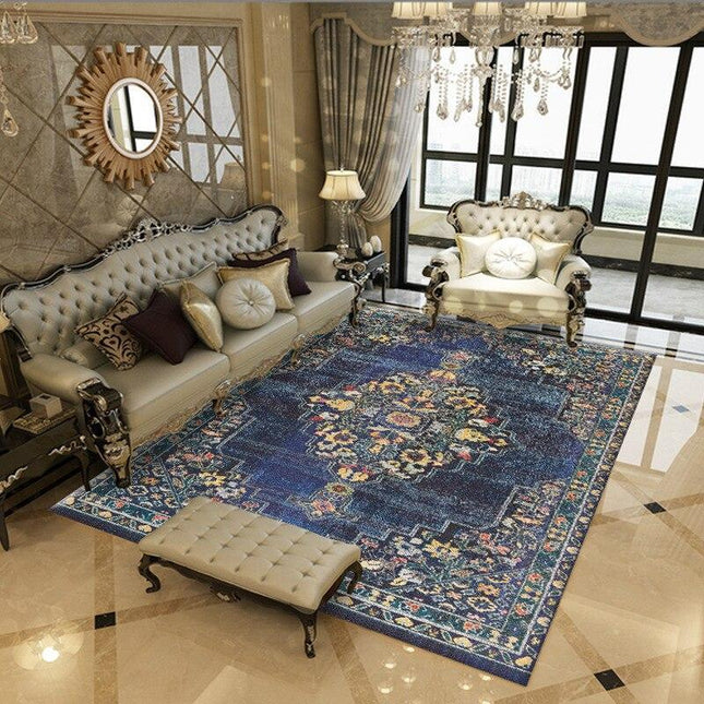 Persisk teppe med elegant aldret utseende