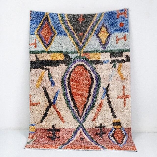 Stue teppe i fargerik berberstil