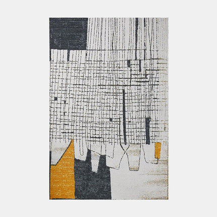 Moderne skandinavisk teppe i grått