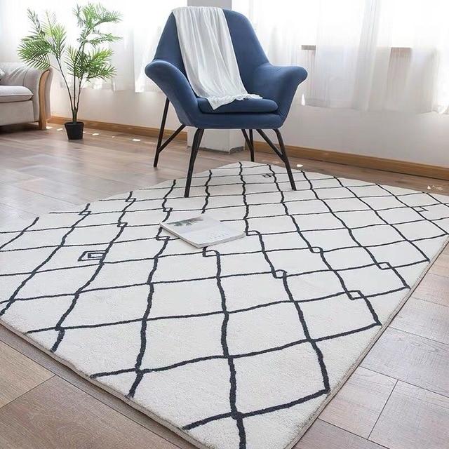 Berberteppe med moderne diamantmønster