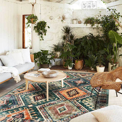 Flatvevd vintage teppe til stuen