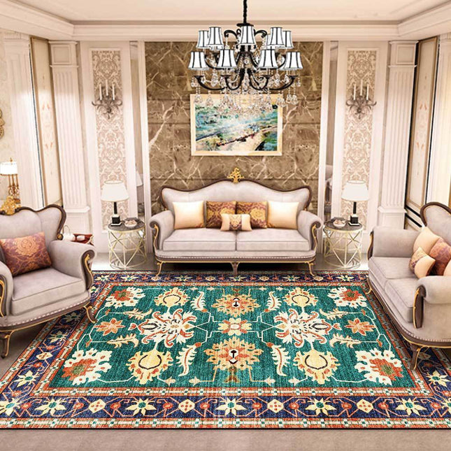 Orientalsk teppe i vakker vintage-stil