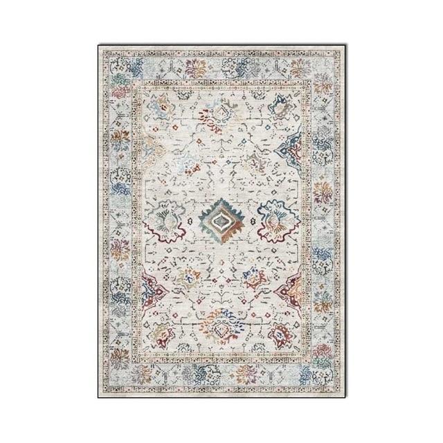 Vintage stueteppe med orientalsk mønster